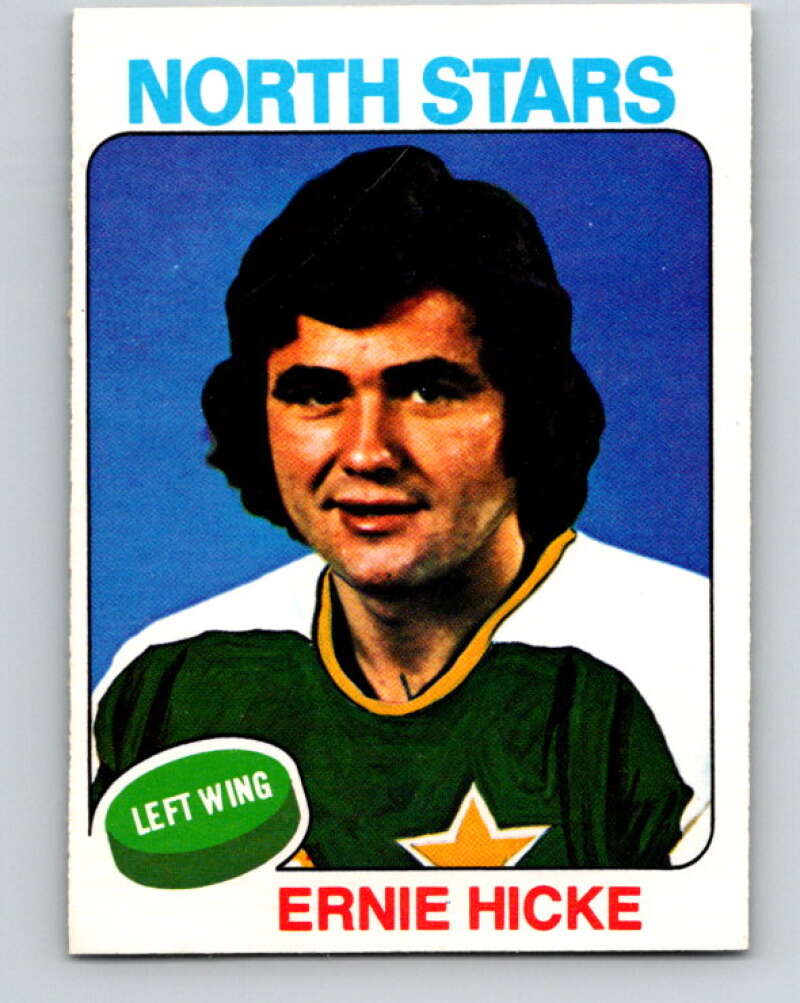 1975-76 O-Pee-Chee #71 Ernie Hicke Minnesota North Stars V5483