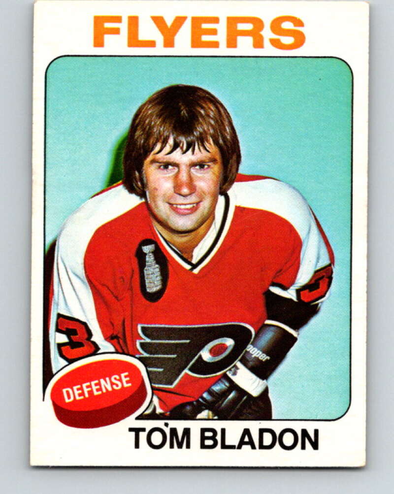 1975-76 O-Pee-Chee #74 Tom Bladon Philadelphia Flyers V5498