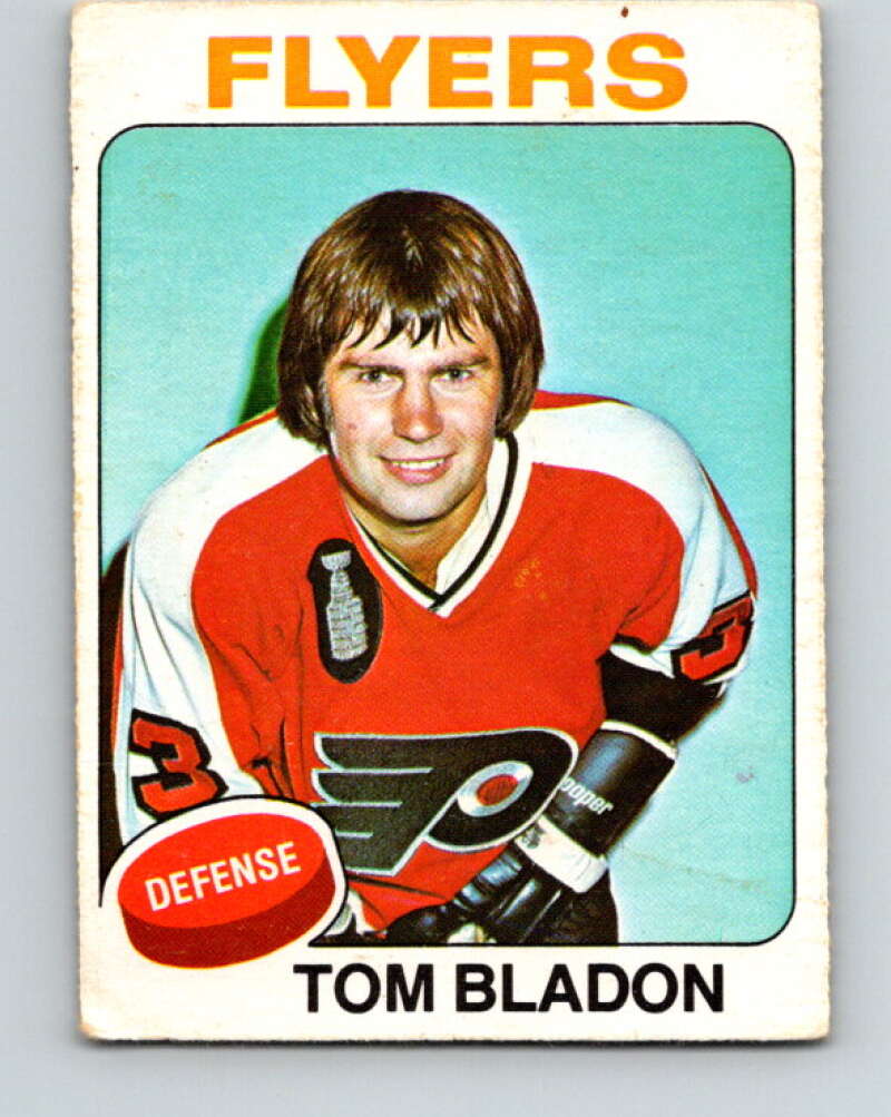 1975-76 O-Pee-Chee #74 Tom Bladon Philadelphia Flyers V5499