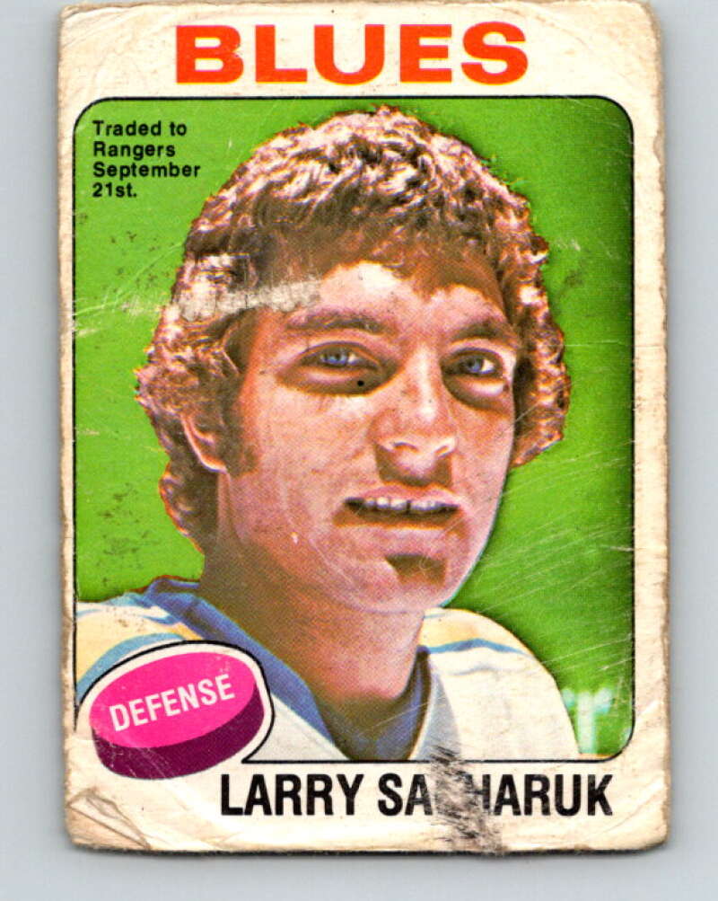 1975-76 O-Pee-Chee #76 Larry Sacharuk RC Rookie St. Louis Blues V5505