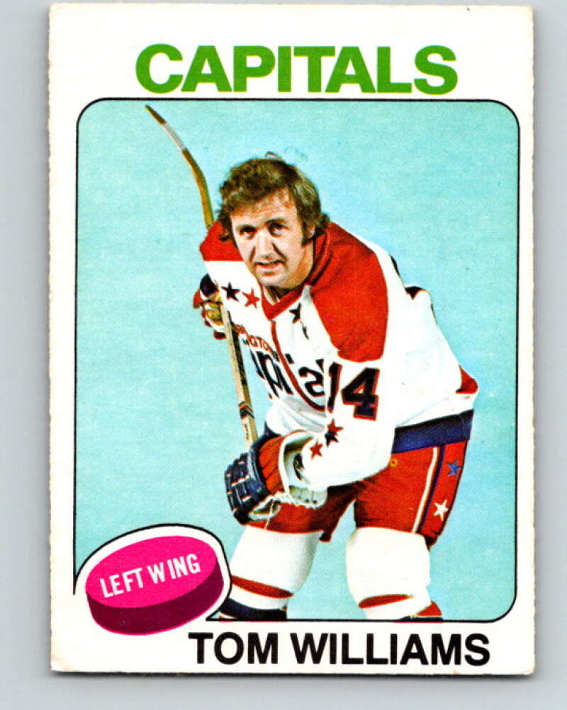 1975-76 O-Pee-Chee #79 Tom Williams Washington Capitals V5513