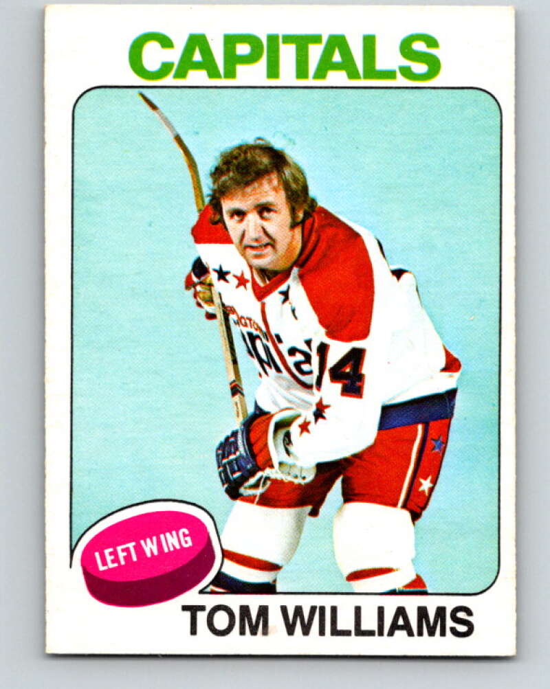 1975-76 O-Pee-Chee #79 Tom Williams Washington Capitals V5514