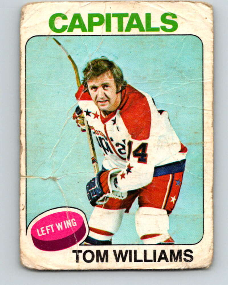1975-76 O-Pee-Chee #79 Tom Williams Washington Capitals V5515