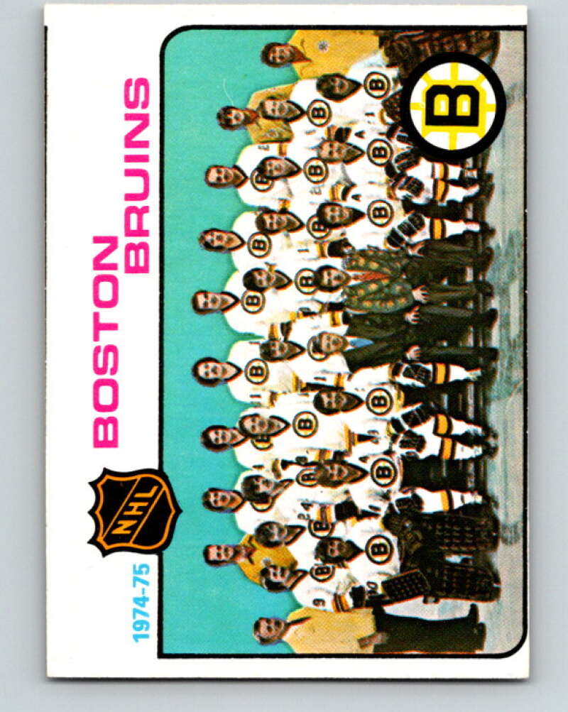 1975-76 O-Pee-Chee #81 Boston Bruins CL Boston Bruins V5519