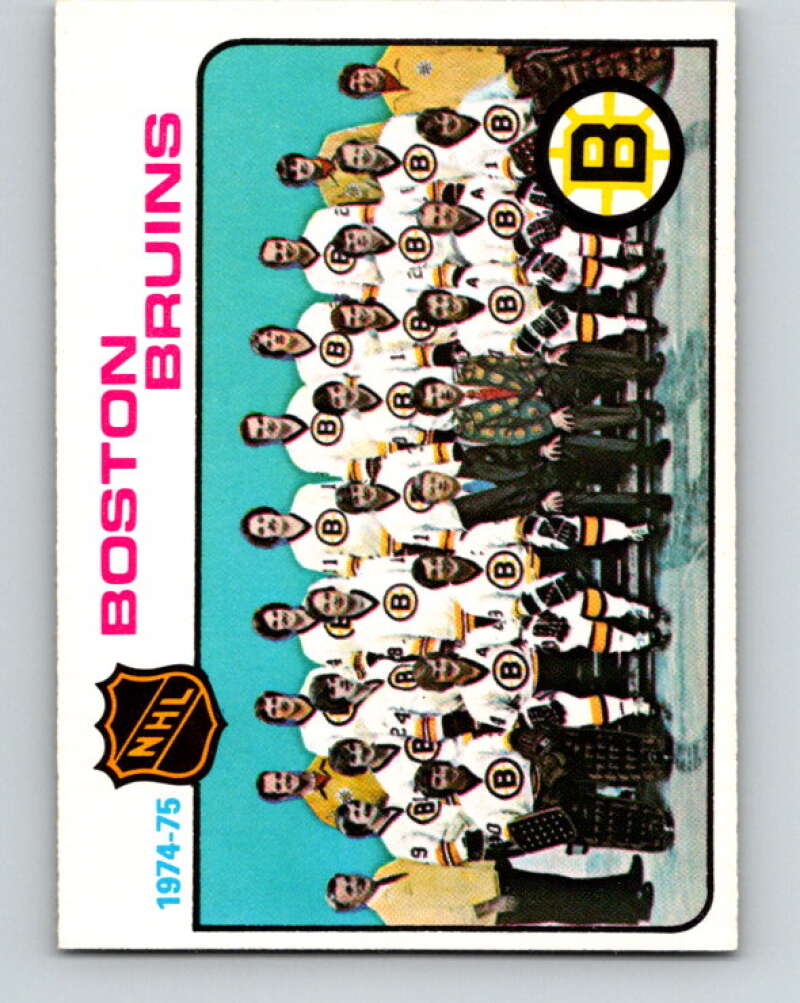 1975-76 O-Pee-Chee #81 Boston Bruins CL Boston Bruins V5520