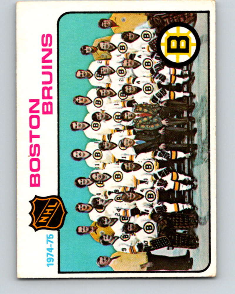 1975-76 O-Pee-Chee #81 Boston Bruins CL Boston Bruins V5521