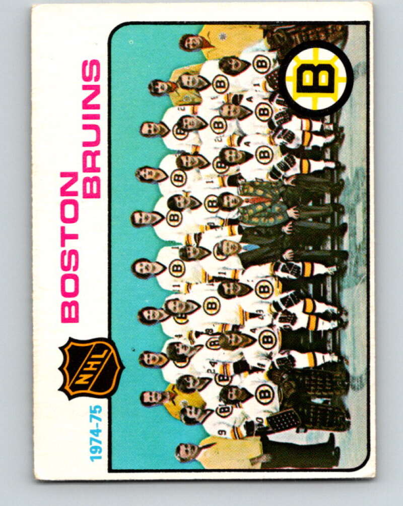 1975-76 O-Pee-Chee #81 Boston Bruins CL Boston Bruins V5522