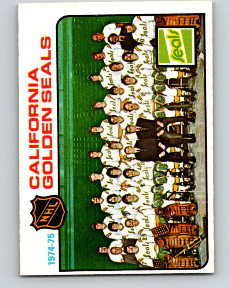 1975-76 O-Pee-Chee #82 California Golden Seals CL Seals V5524