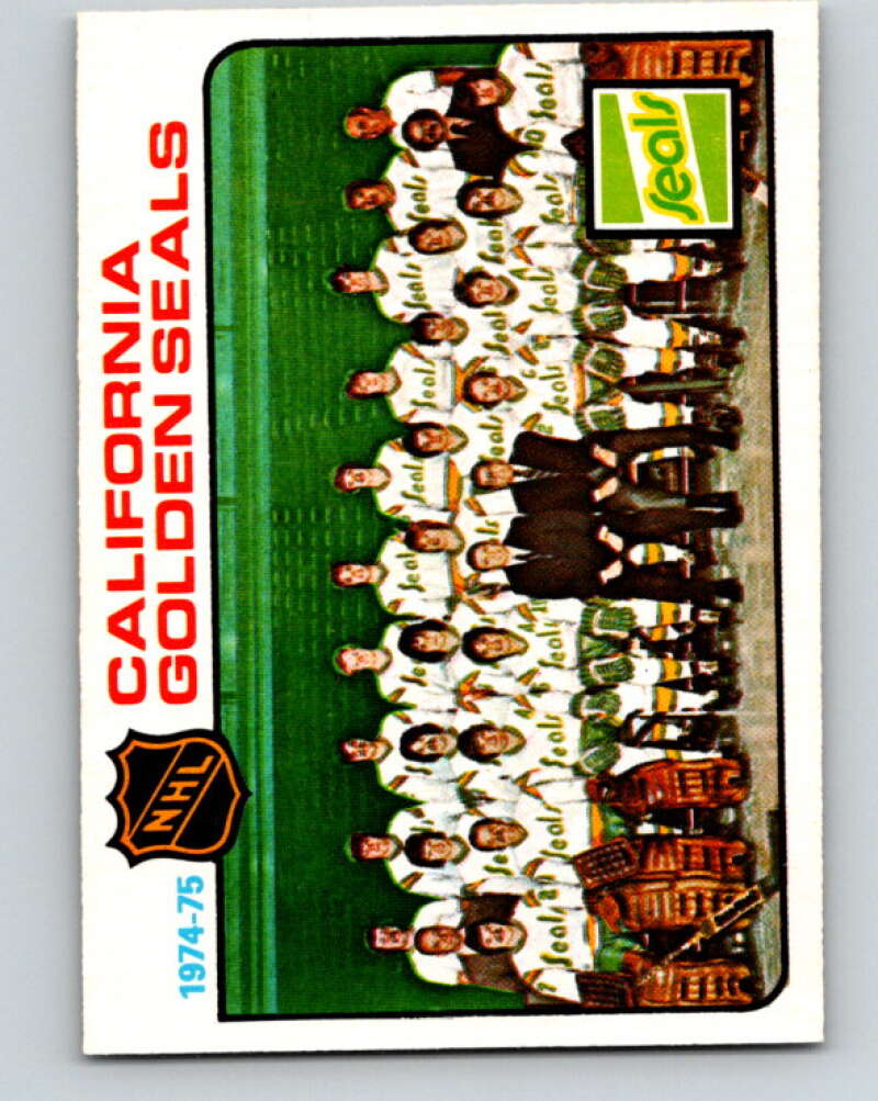 1975-76 O-Pee-Chee #82 California Golden Seals CL Seals V5525