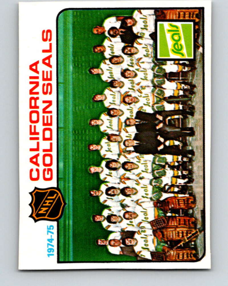 1975-76 O-Pee-Chee #82 California Golden Seals CL Seals V5526