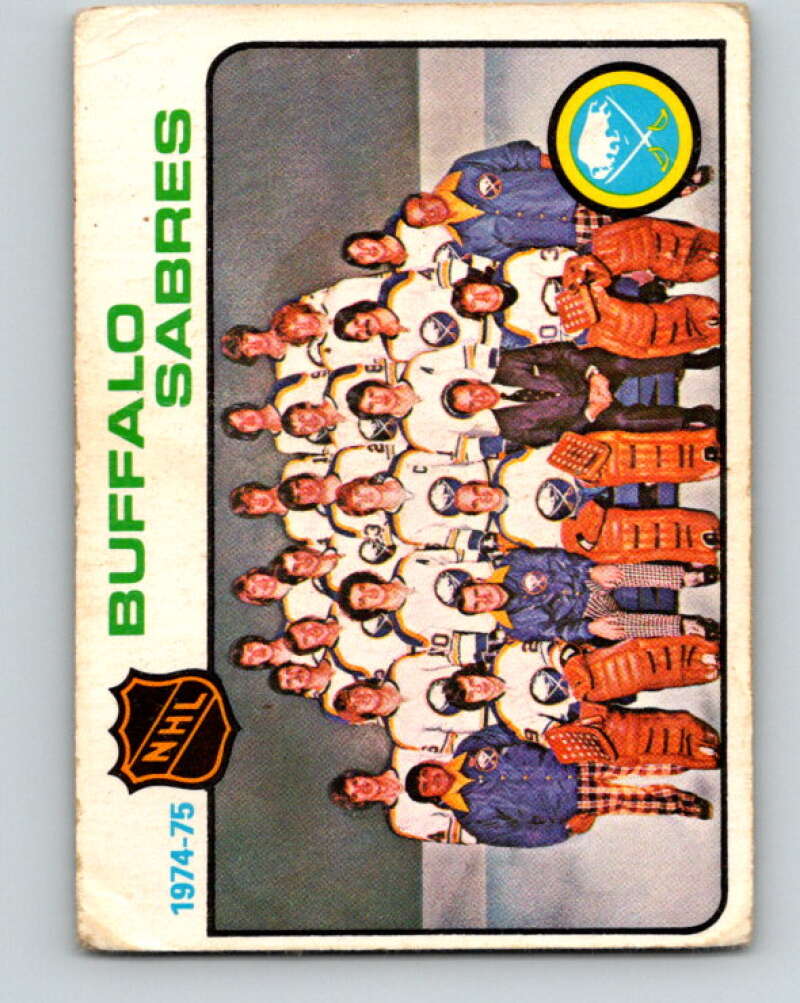 1975-76 O-Pee-Chee #83 Buffalo Sabres UER CL Buffalo Sabres V5533