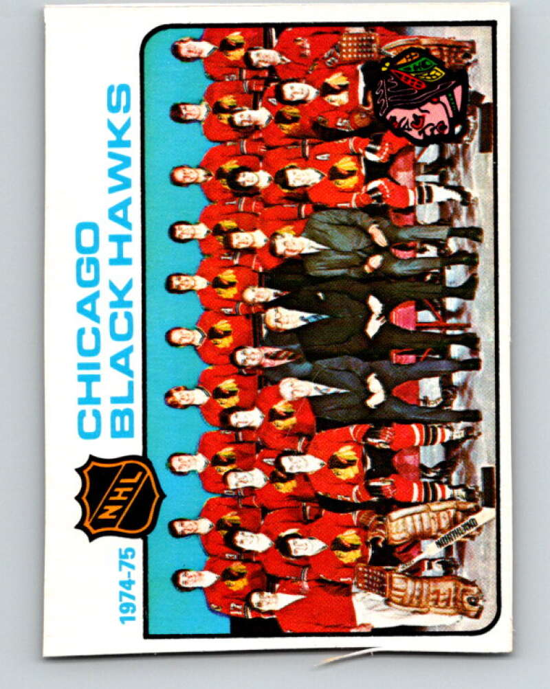 1975-76 O-Pee-Chee #84 Chicago Blackhawks CL Chicago Blackhawks V5536