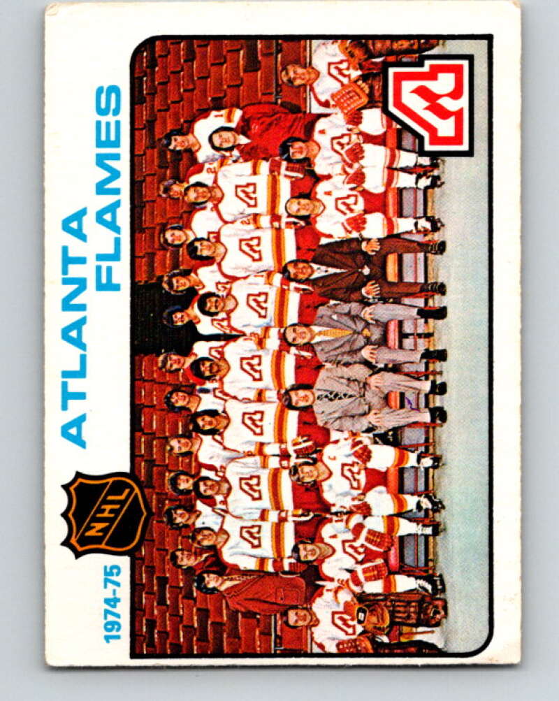 1975-76 O-Pee-Chee #85 Atlanta Flames CL Atlanta Flames V5538