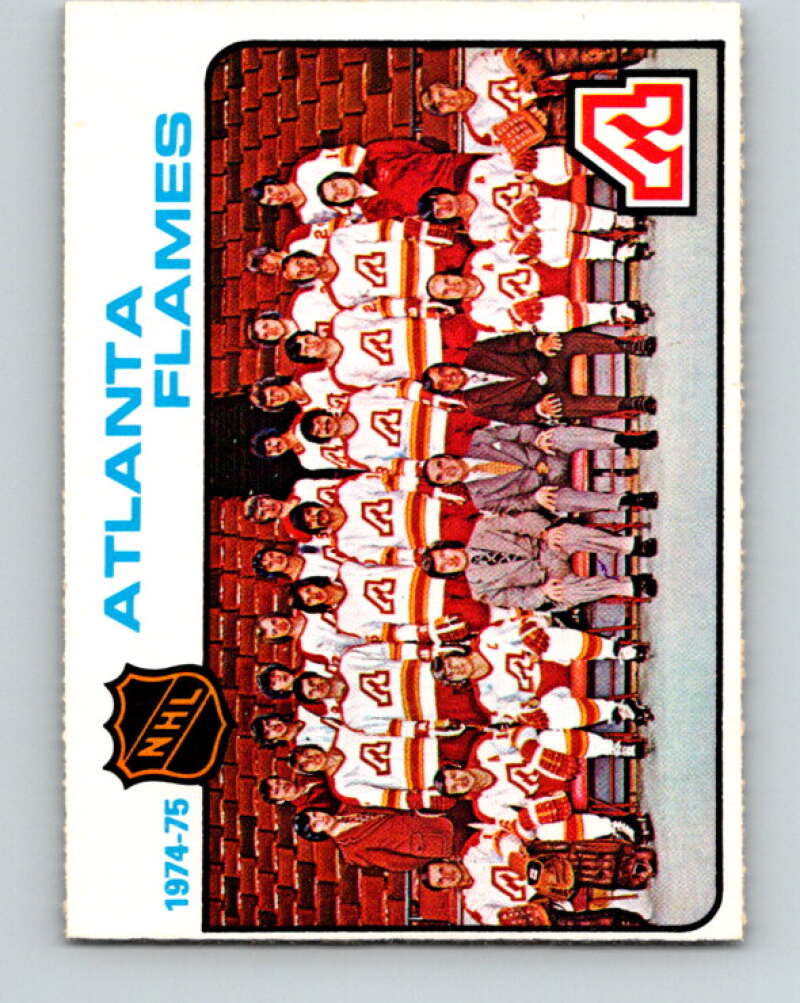 1975-76 O-Pee-Chee #85 Atlanta Flames CL Atlanta Flames V5539