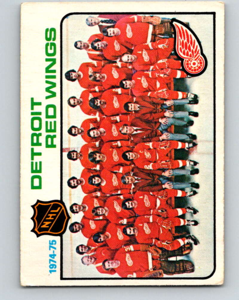 1975-76 O-Pee-Chee #87 Detroit Red Wings CL Detroit Red Wings V5549
