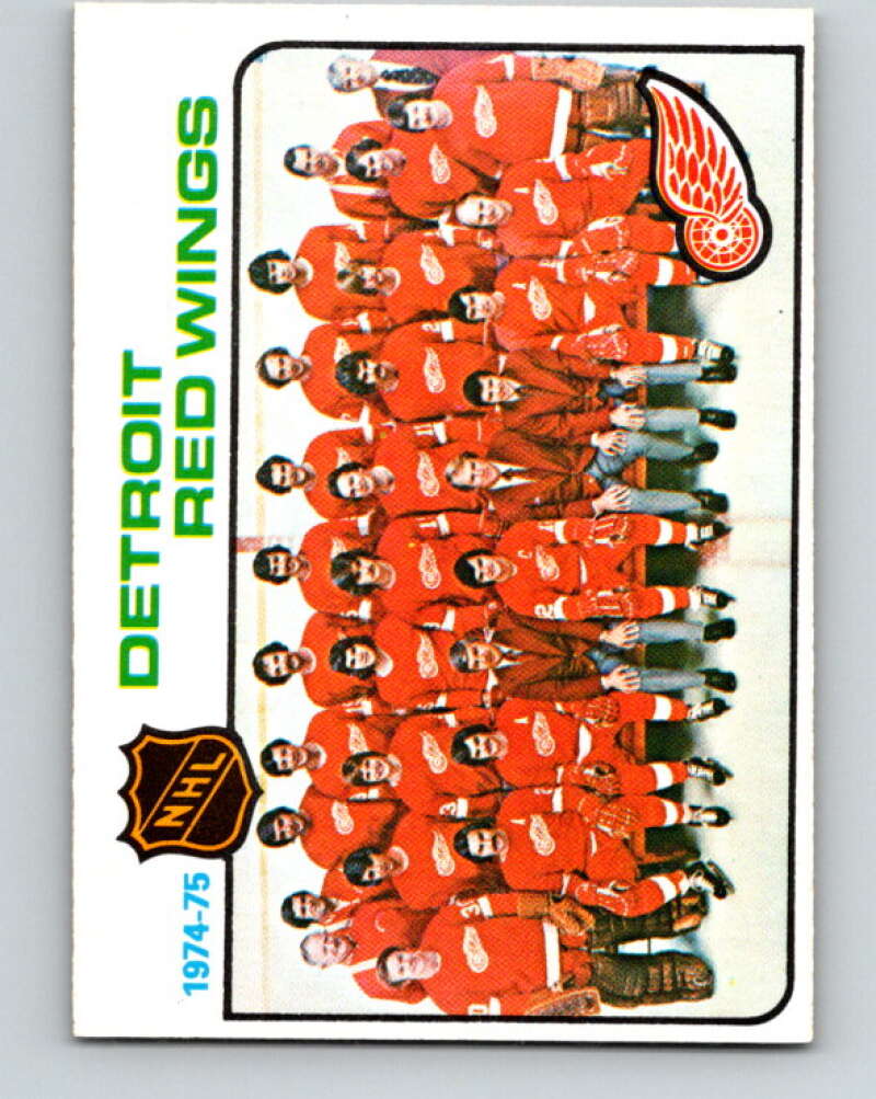 1975-76 O-Pee-Chee #87 Detroit Red Wings CL Detroit Red Wings V5551