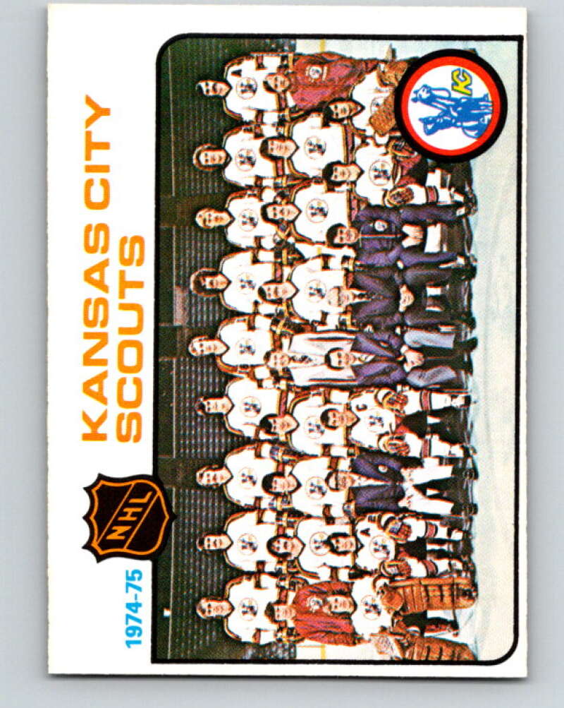 1975-76 O-Pee-Chee #88 Kansas City Scouts UER CL Kansas City Scouts V5556