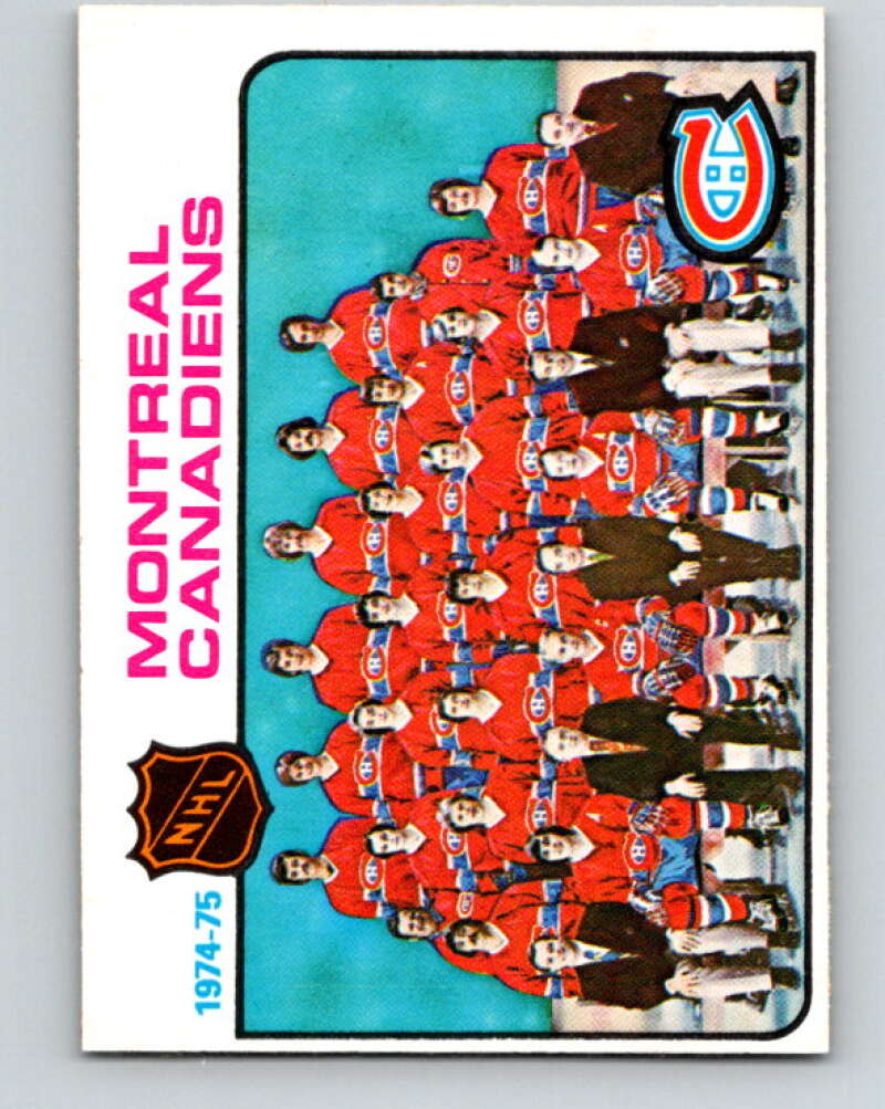 1975-76 O-Pee-Chee #90 Montreal Canadiens CL Montreal Canadiens V5566