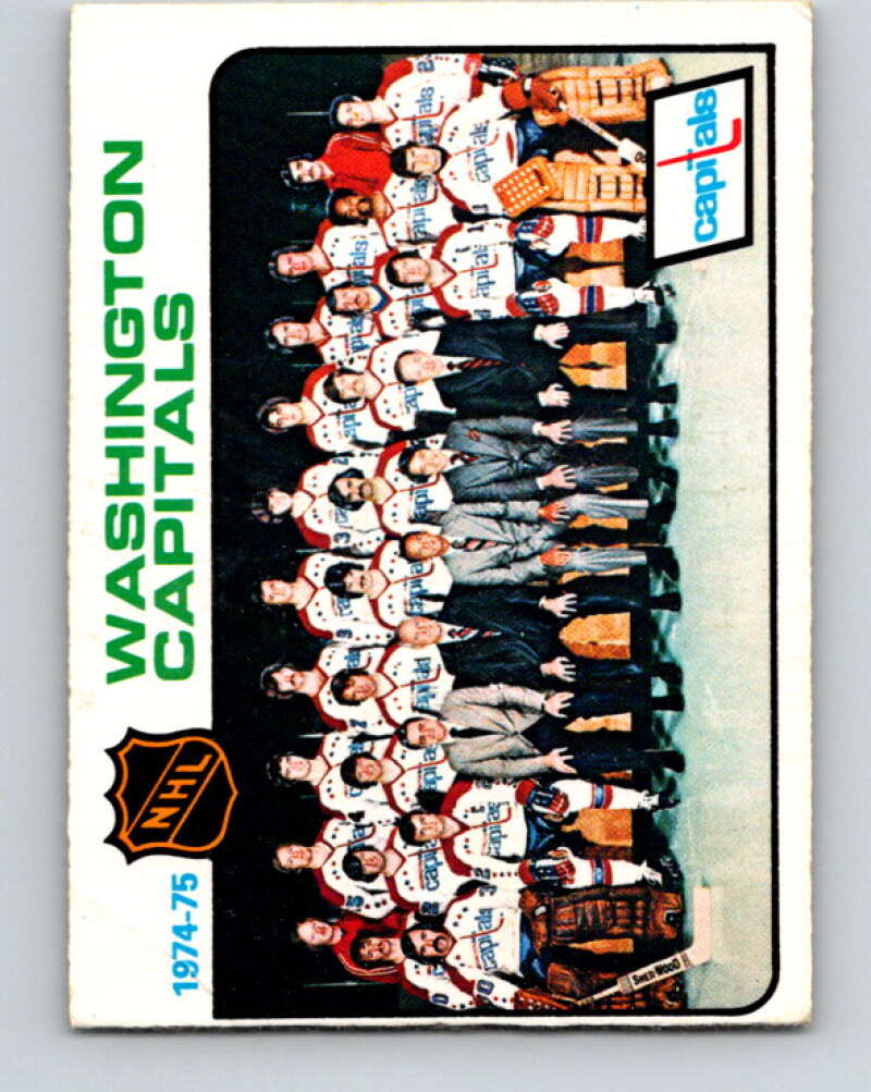 1975-76 O-Pee-Chee #98 Washington Capitals CL Washington Capitals V5602
