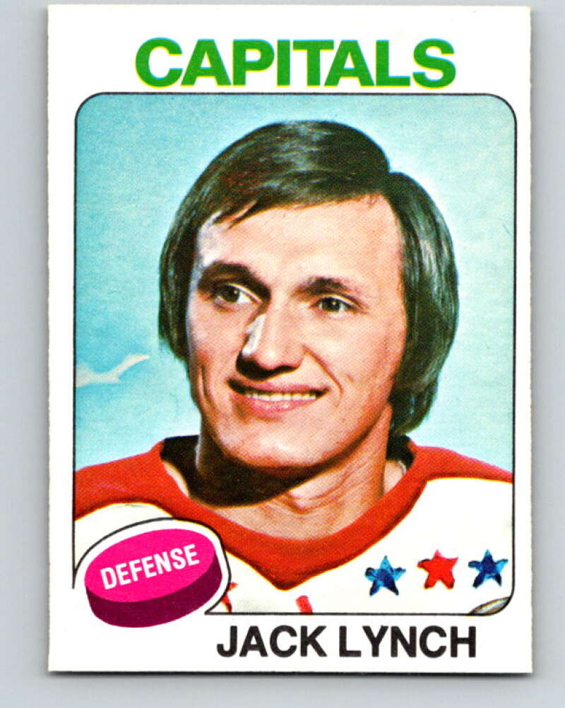 1975-76 O-Pee-Chee #116 Jack Lynch Washington Capitals V5681
