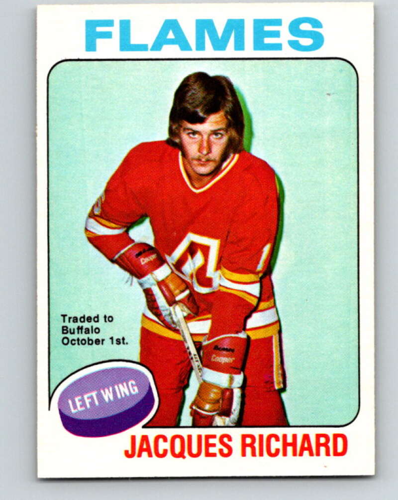1975-76 O-Pee-Chee #117 Jacques Richard Atlanta Flames V5683