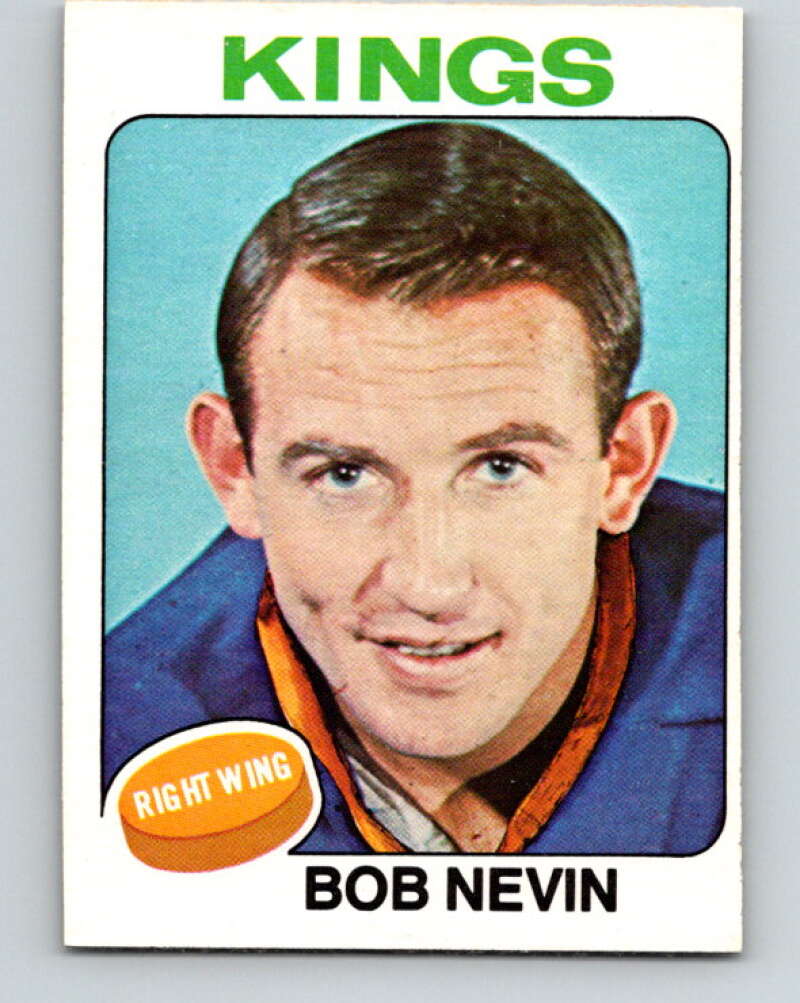 1975-76 O-Pee-Chee #123 Bob Nevin Los Angeles Kings V5709