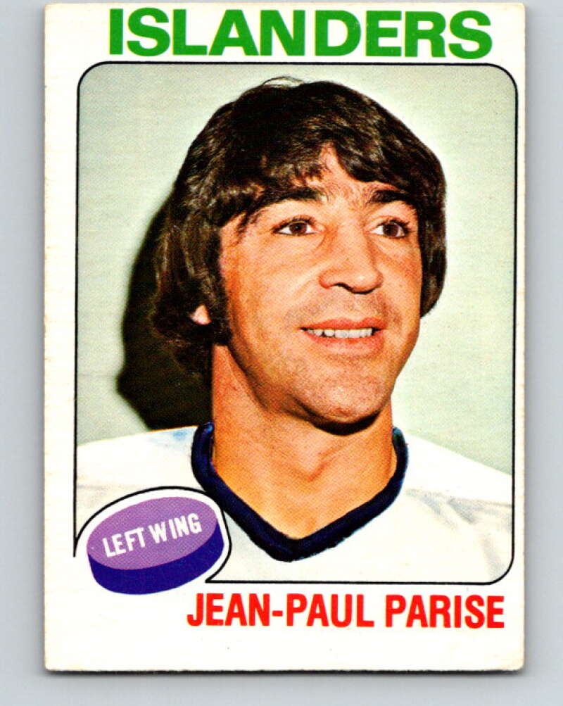 1975-76 O-Pee-Chee #127 J.P. Parise New York Islanders V5727
