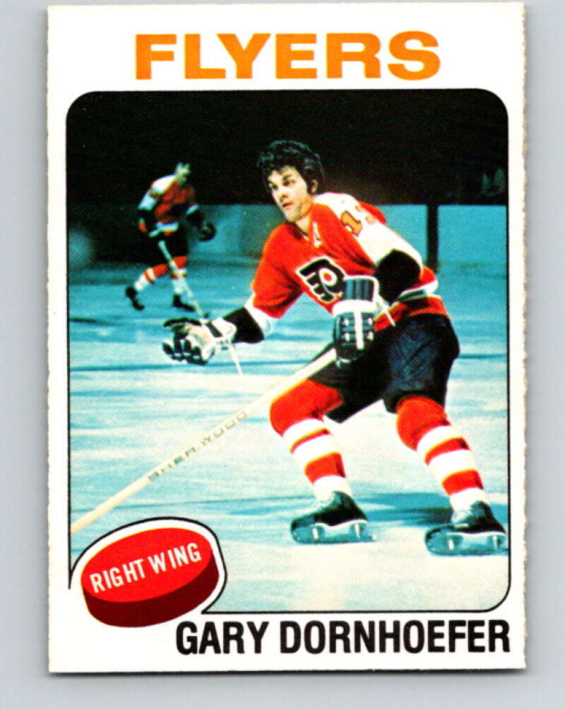 1975-76 O-Pee-Chee #129 Gary Dornhoefer Philadelphia Flyers V5739