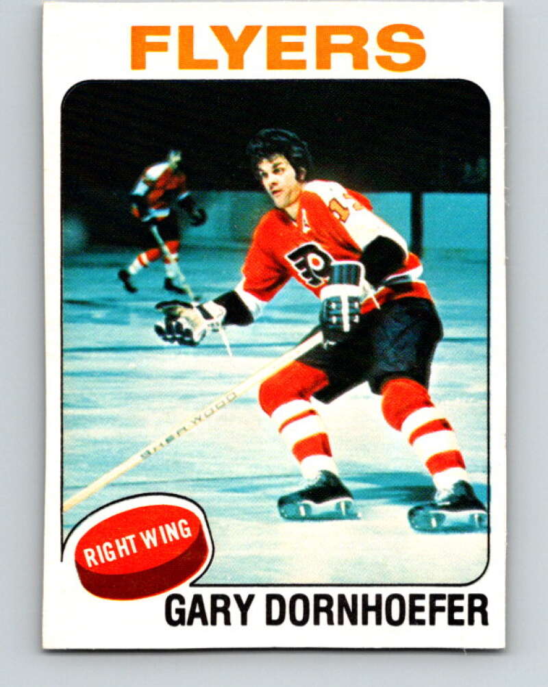 1975-76 O-Pee-Chee #129 Gary Dornhoefer Philadelphia Flyers V5740