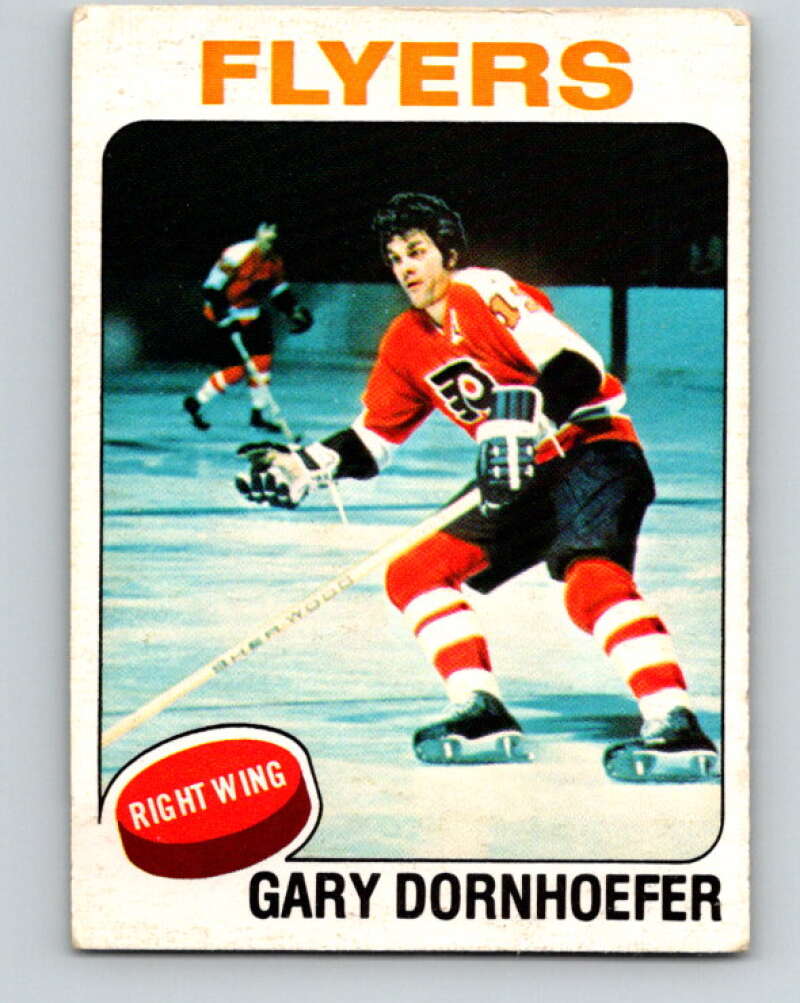 1975-76 O-Pee-Chee #129 Gary Dornhoefer Philadelphia Flyers V5741