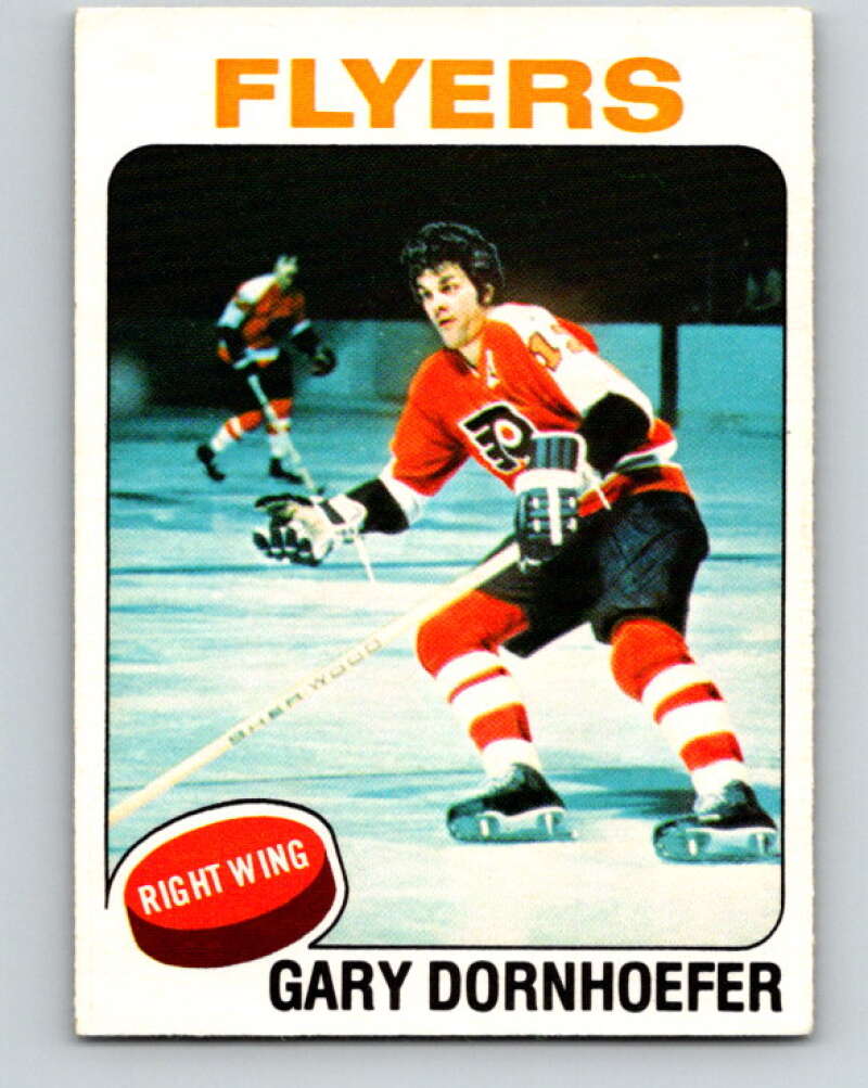 1975-76 O-Pee-Chee #129 Gary Dornhoefer Philadelphia Flyers V5743