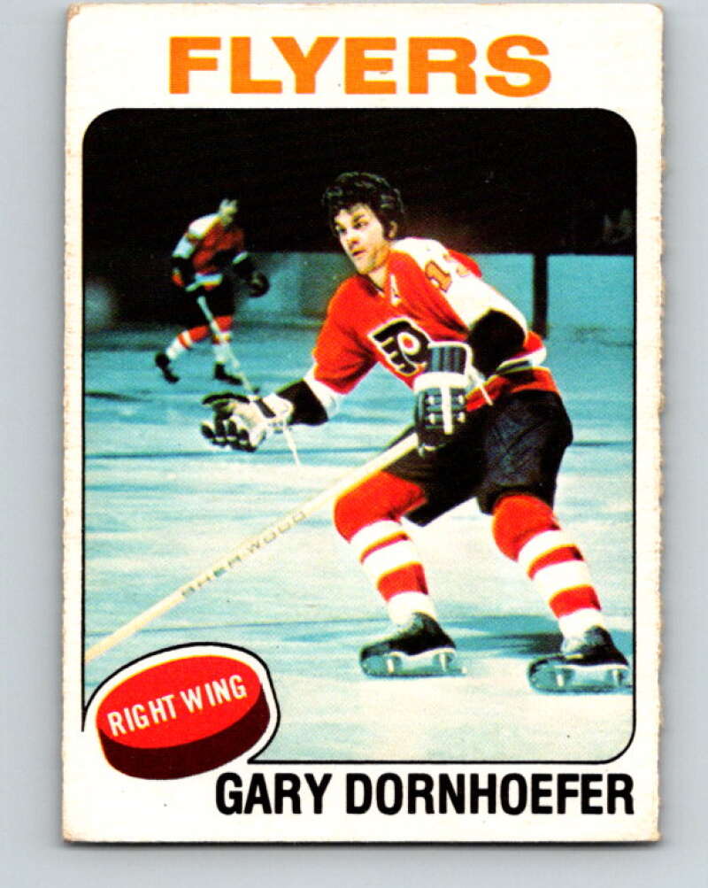 1975-76 O-Pee-Chee #129 Gary Dornhoefer Philadelphia Flyers V5744