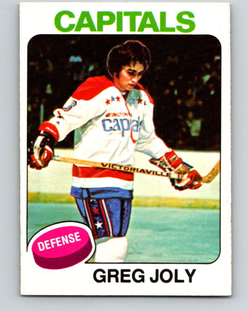 1975-76 O-Pee-Chee #170 Greg Joly Washington Capitals V5926