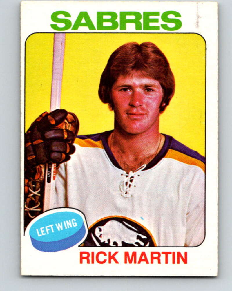 1975-76 O-Pee-Chee #175 Rick Martin Buffalo Sabres V5944