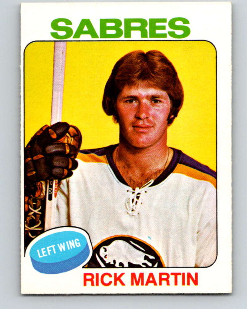 1975-76 O-Pee-Chee #175 Rick Martin Buffalo Sabres V5946