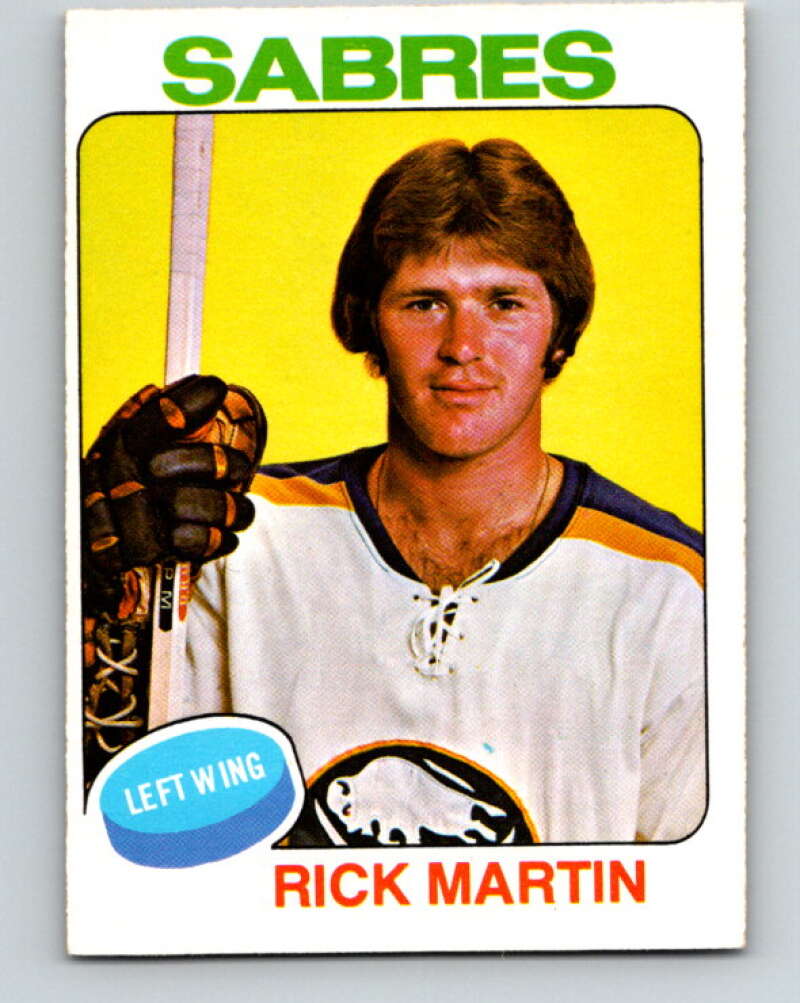 1975-76 O-Pee-Chee #175 Rick Martin Buffalo Sabres V5947