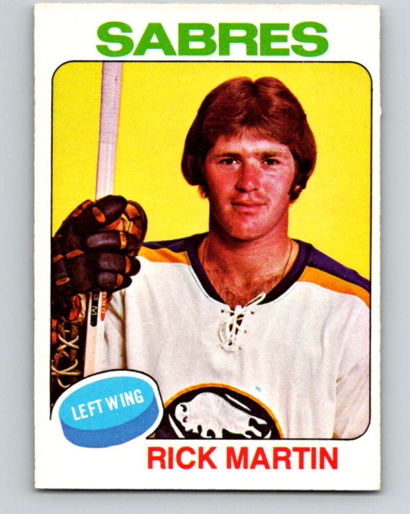 1975-76 O-Pee-Chee #175 Rick Martin Buffalo Sabres V5948