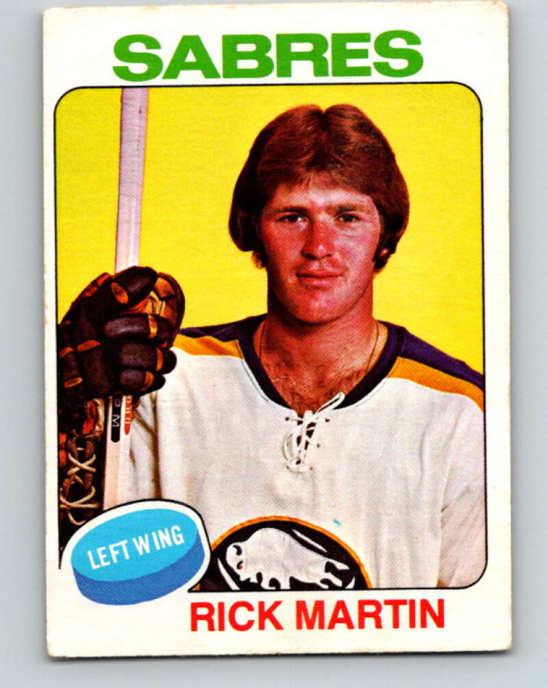 1975-76 O-Pee-Chee #175 Rick Martin Buffalo Sabres V5950