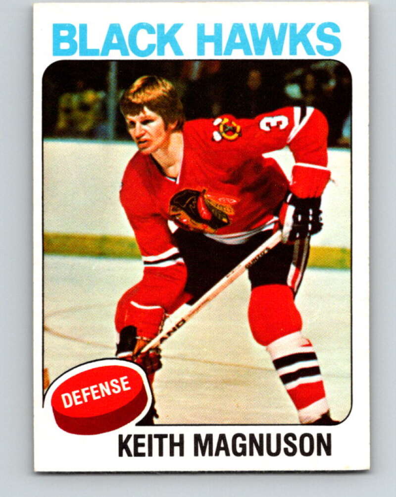 1975-76 O-Pee-Chee #176 Keith Magnuson Chicago Blackhawks V5953