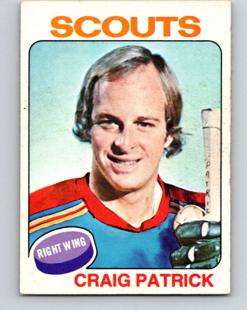 1975-76 O-Pee-Chee #178 Craig Patrick Kansas City Scouts V5959