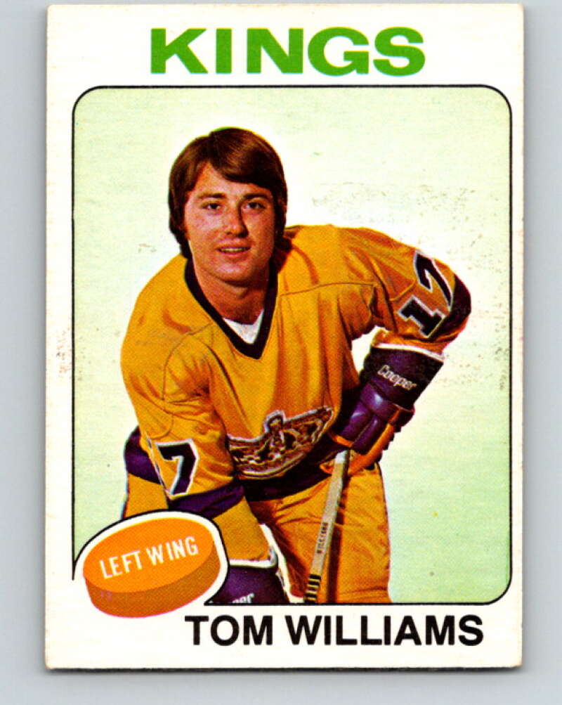 1975-76 O-Pee-Chee #179 Tom Williams Los Angeles Kings V5963