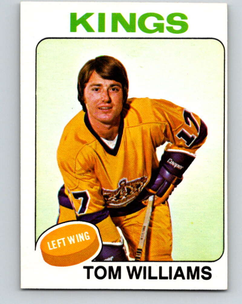 1975-76 O-Pee-Chee #179 Tom Williams Los Angeles Kings V5966