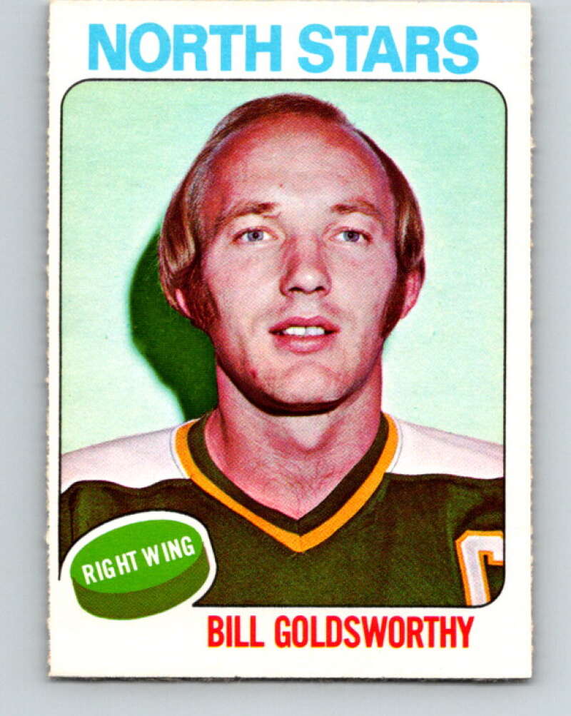 1975-76 O-Pee-Chee #180 Bill Goldsworthy Minnesota North Stars V5967