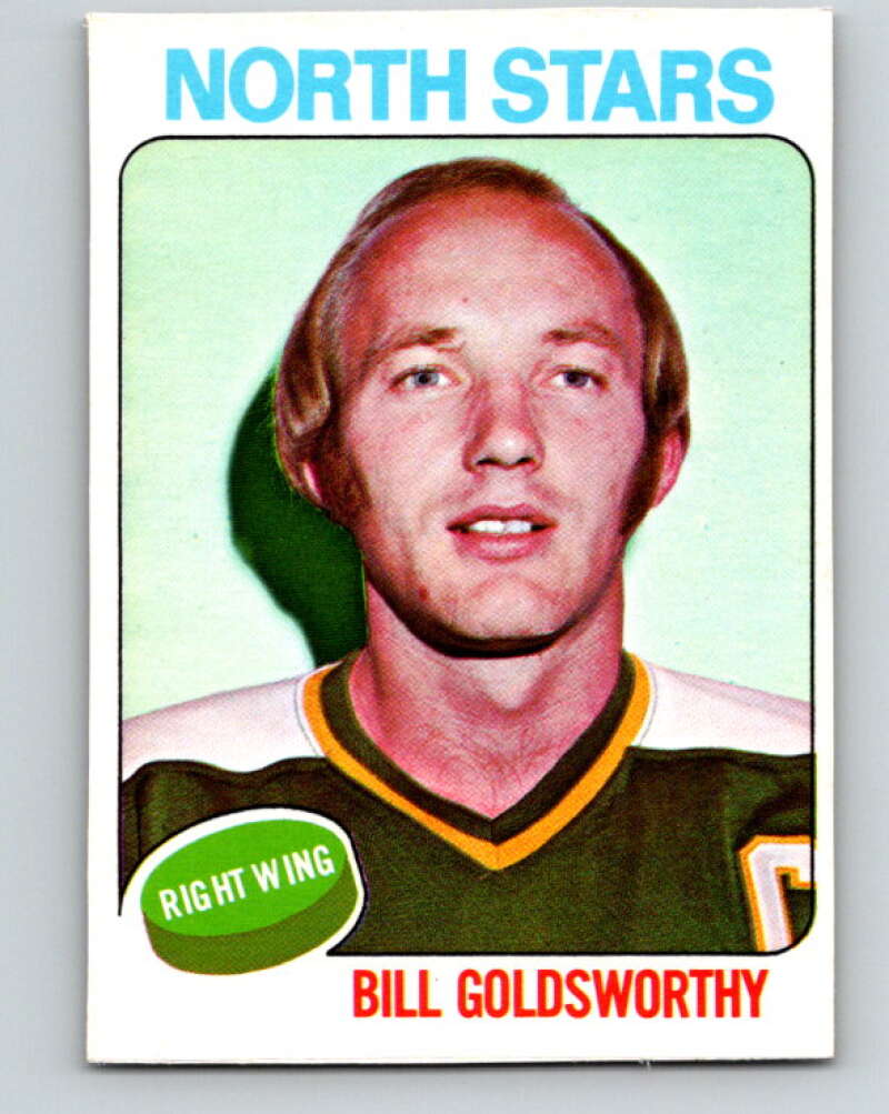 1975-76 O-Pee-Chee #180 Bill Goldsworthy Minnesota North Stars V5970