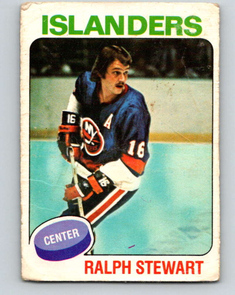 1975-76 O-Pee-Chee #182 Ralph Stewart New York Islanders V5977