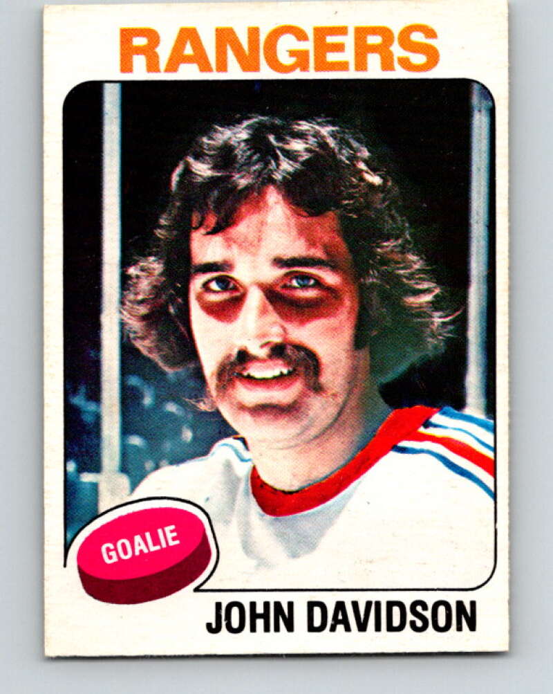 1975-76 O-Pee-Chee #183 John Davidson New York Rangers V5980
