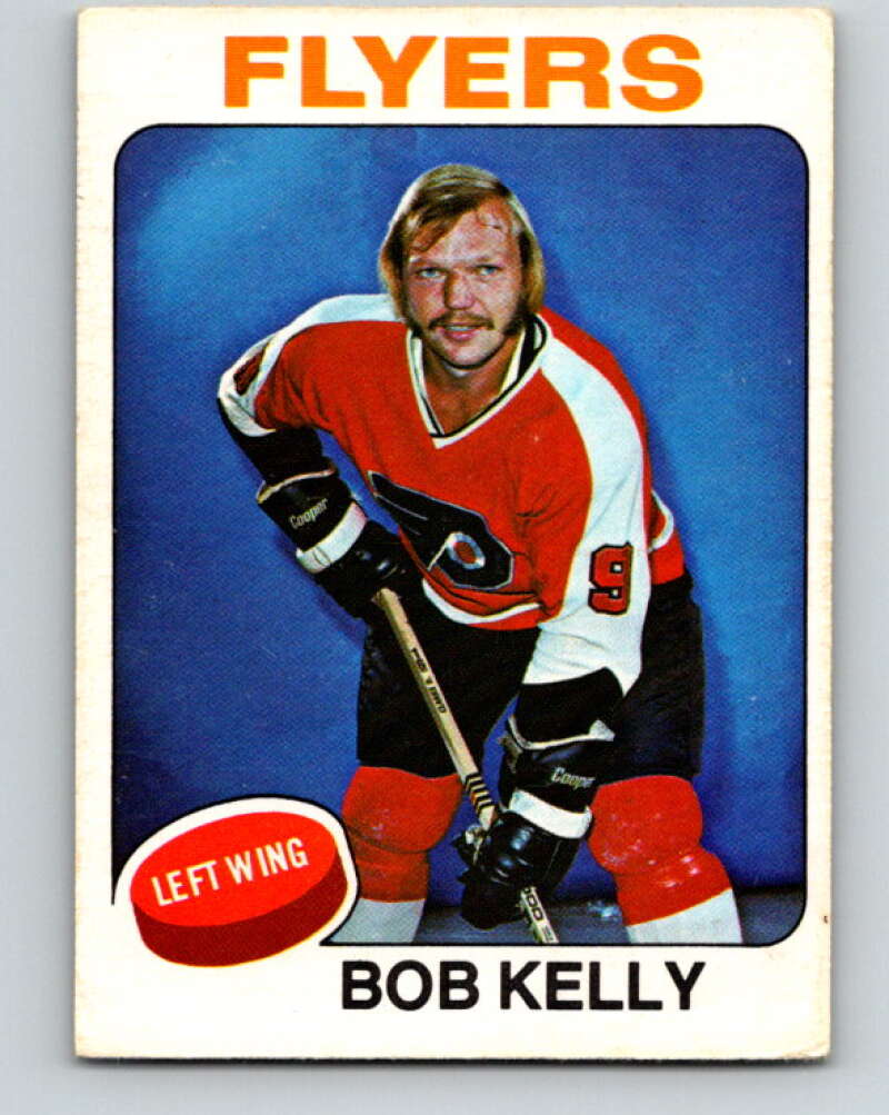 1975-76 O-Pee-Chee #184 Bob Kelly Philadelphia Flyers V5983
