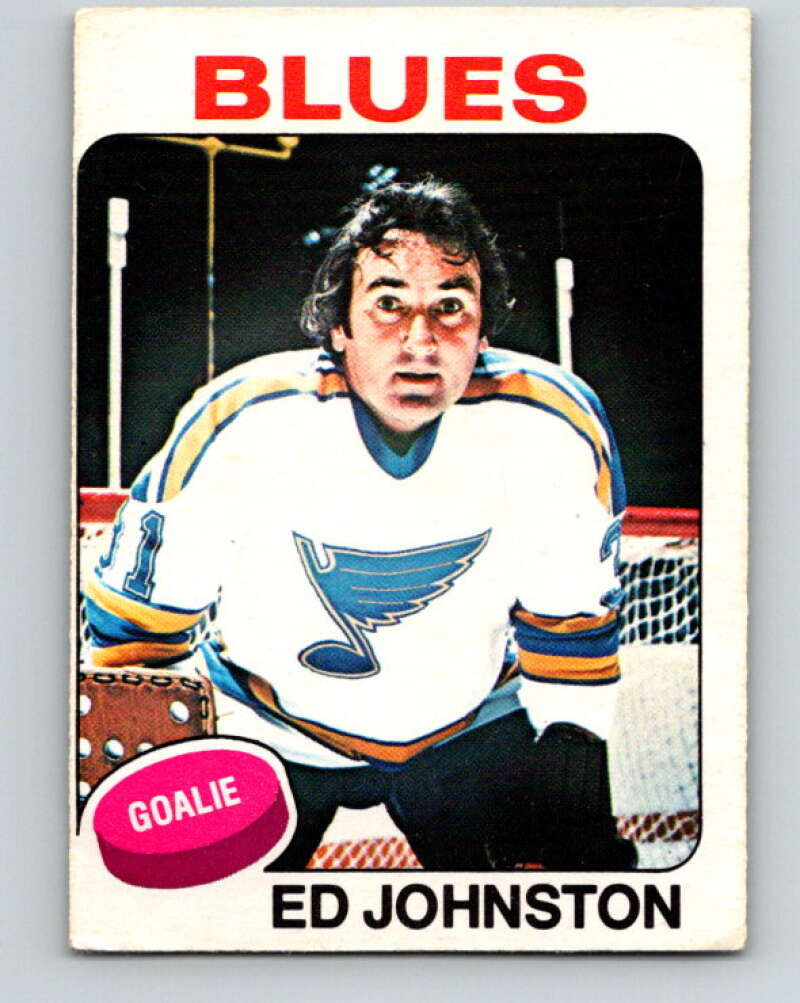 1975-76 O-Pee-Chee #185 Ed Johnston St. Louis Blues V5987