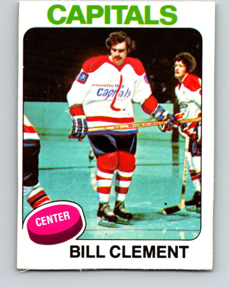1975-76 O-Pee-Chee #189 Bill Clement Washington Capitals V6000