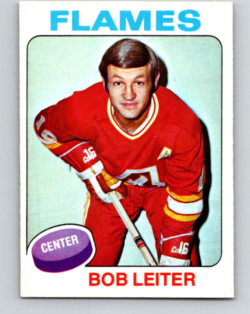 1975-76 O-Pee-Chee #191 Bob Leiter Atlanta Flames V6007